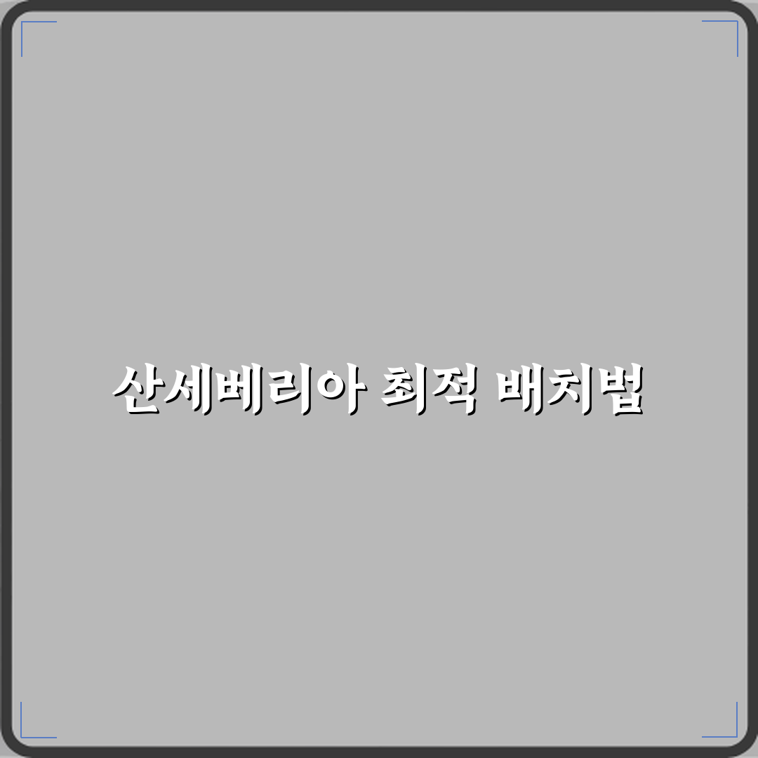 산세베리아 실내 배치하면 공기정화 효과 있는 위치 심층분석 7단계 완벽가이드